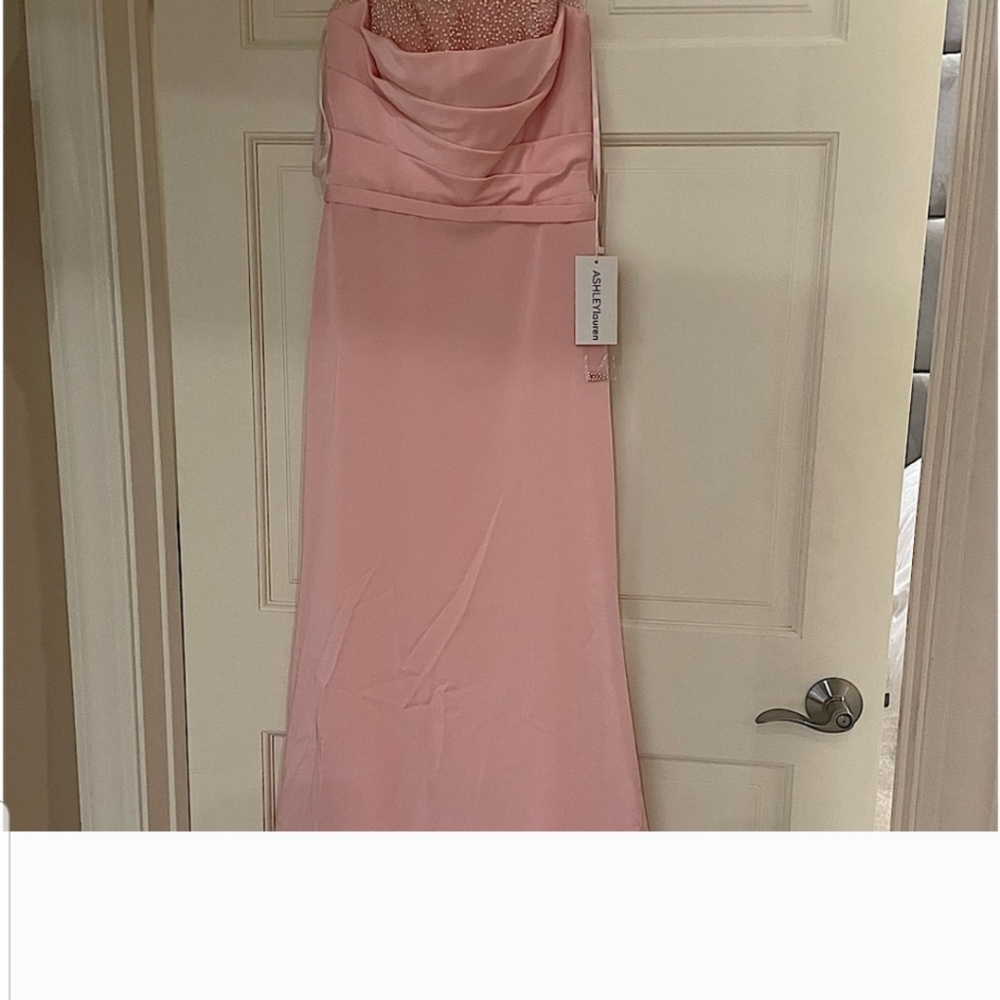 Ashley Lauren pink gown size 6